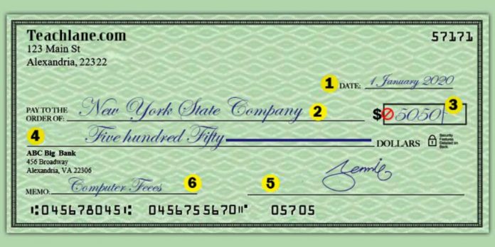 How to fill out a cheque?